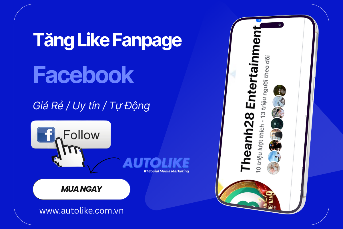 Tăng like fanpage Facebook